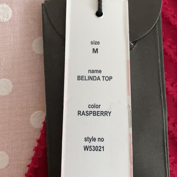 Walter Baker Raspberry Red Blouse ❤️ - Picture 7 of 8